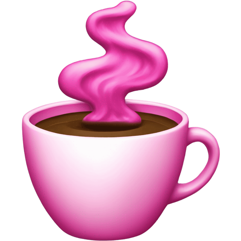 Coffee hot pink  emoji