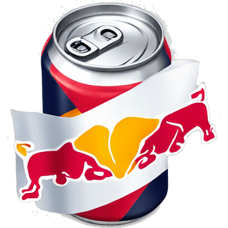 red bull can white emoji