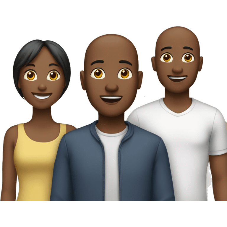 A family of four people emoji