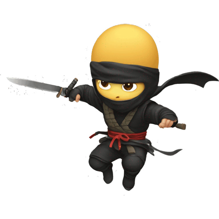 small old rogue ninja start flying emoji