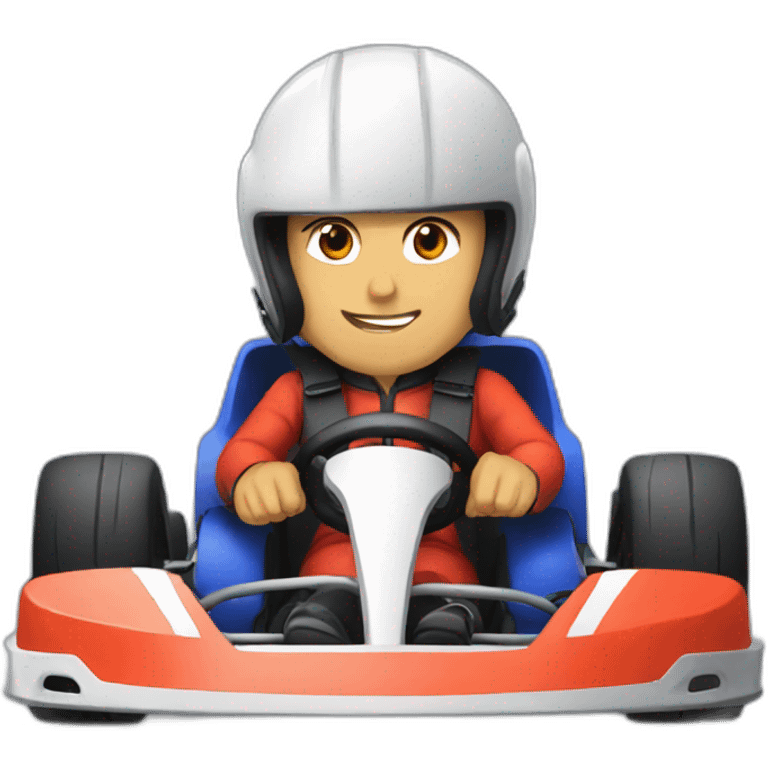 Karting without driver emoji