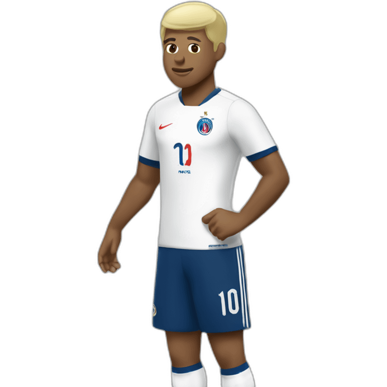 Mbappé en blond  emoji