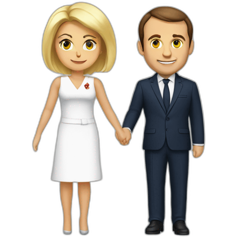 Macron sur brigitte emoji