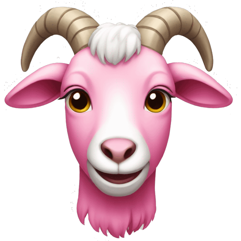 pink goat emoji