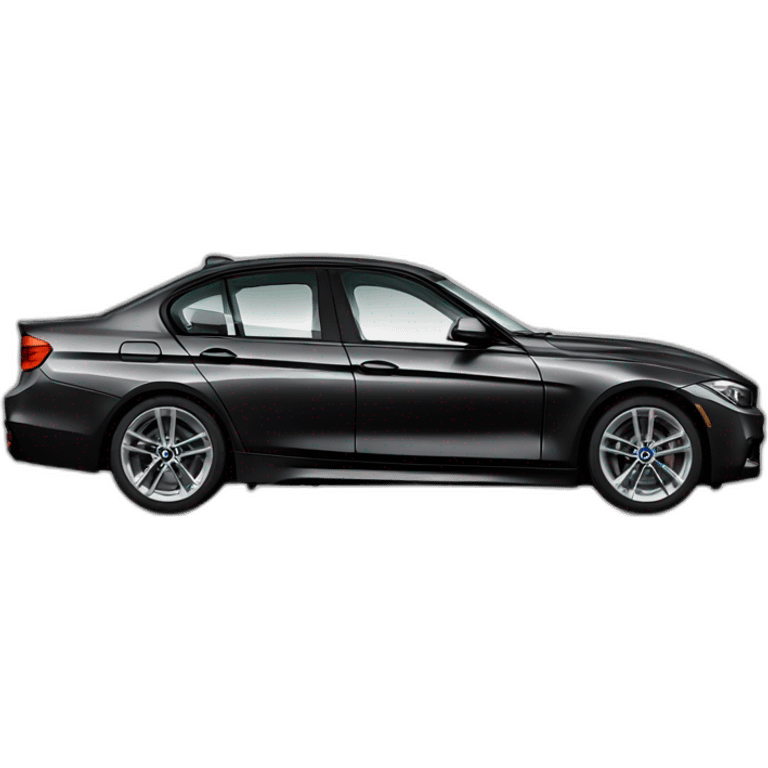 Bmw 3 black emoji