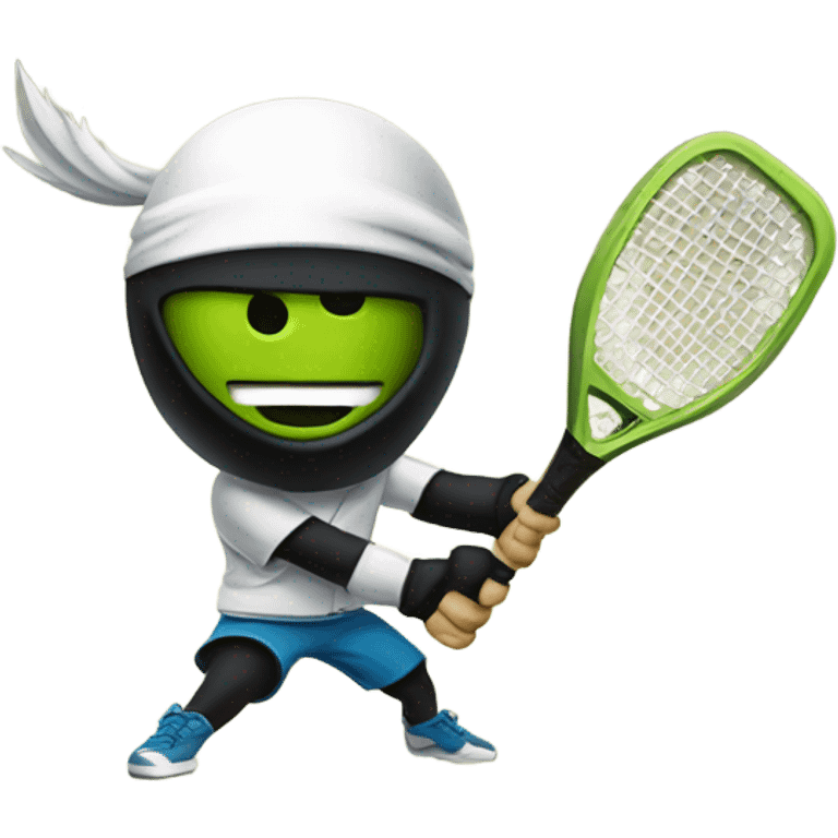 Ninja pickleball emoji