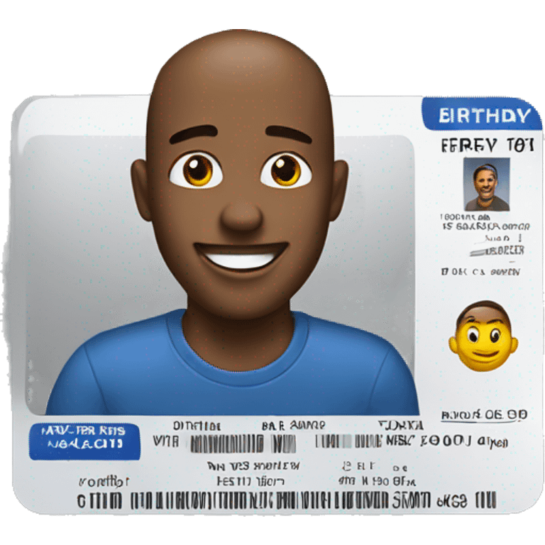  happy birthday with new drivers license emoji