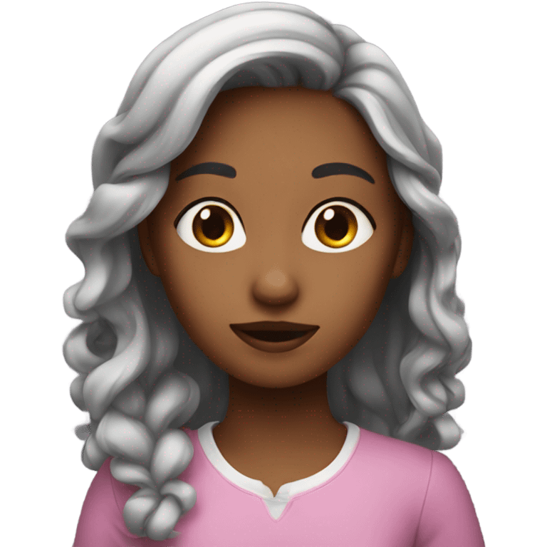 A girl emoji