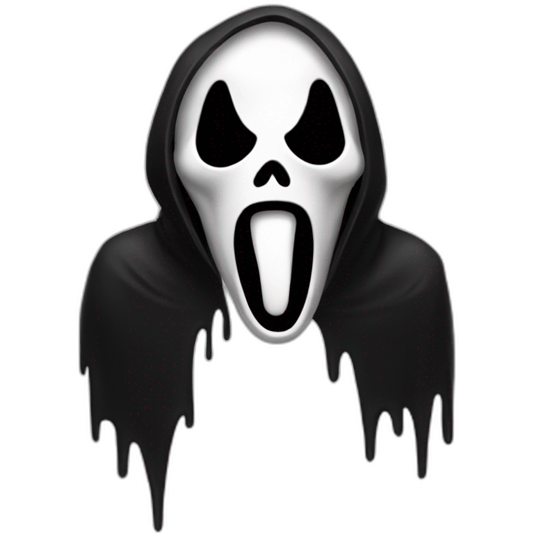 ghostface-scream emoji