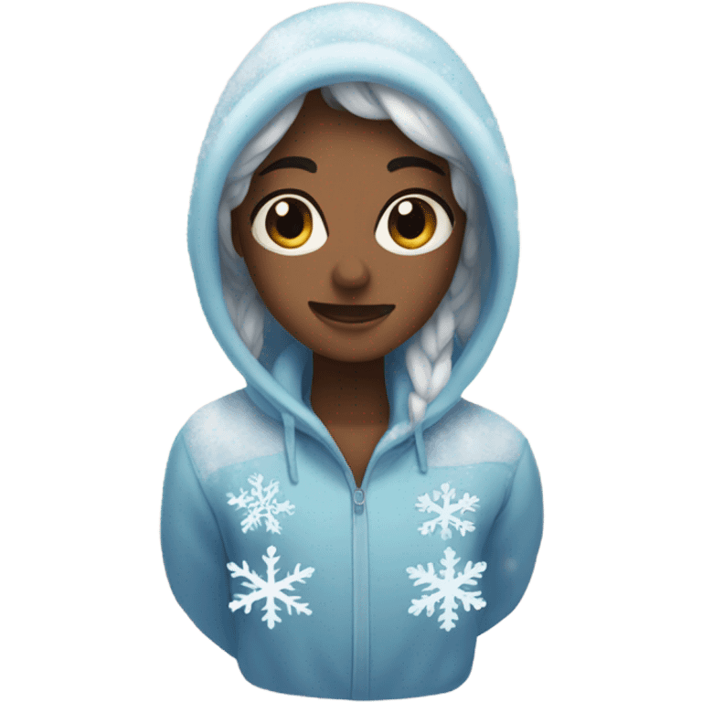 Snowflakes winter aesthetic emoji