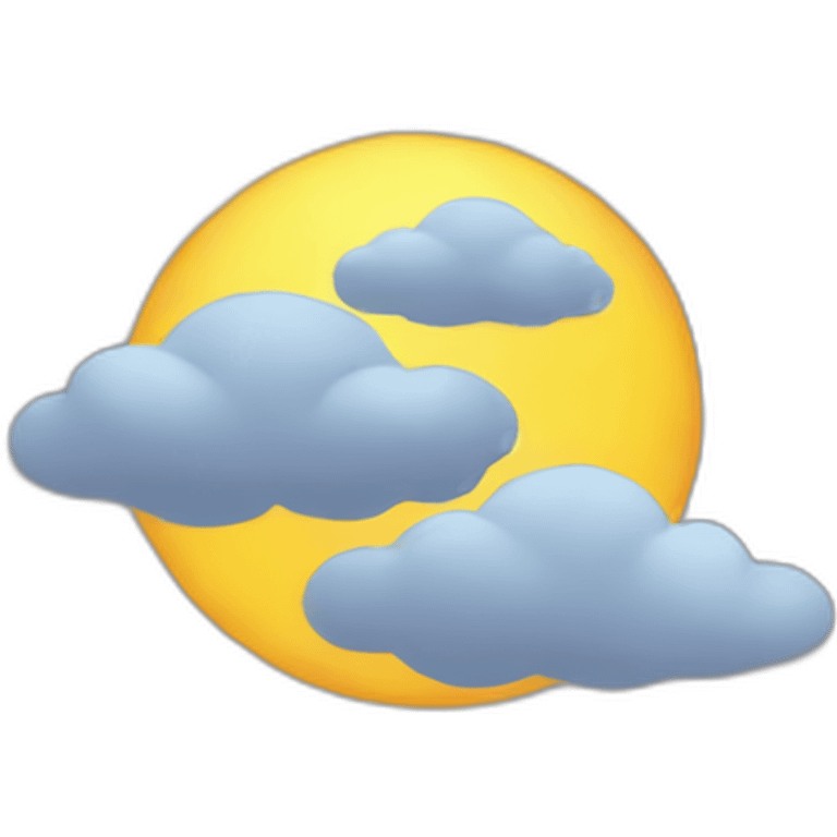 vent - lune - soleil emoji