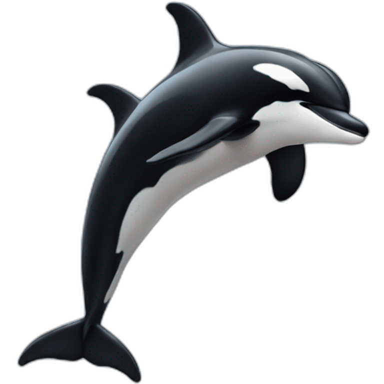 Dolphin jump orca emoji