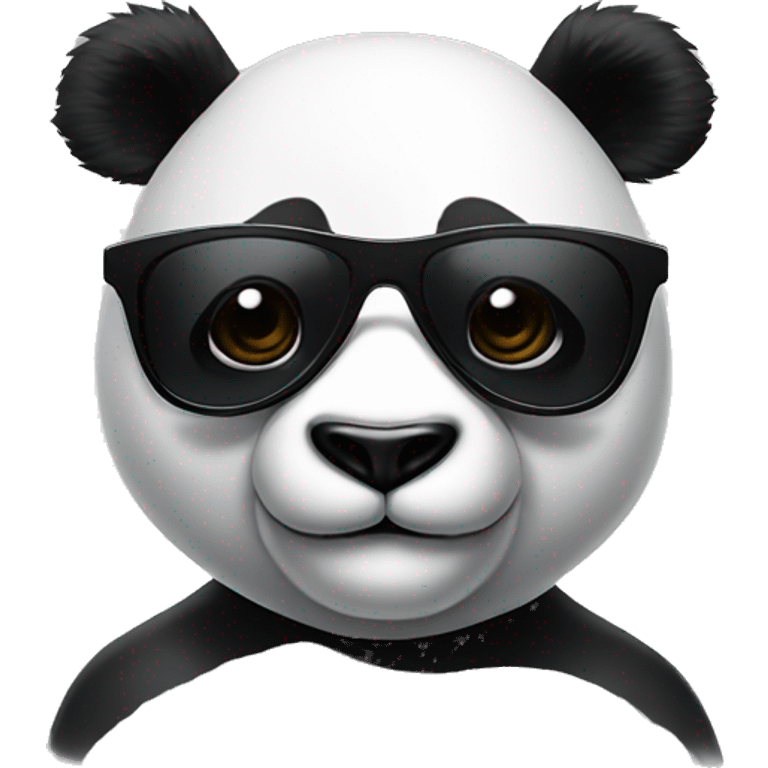 Panda wearing sunglasses  emoji