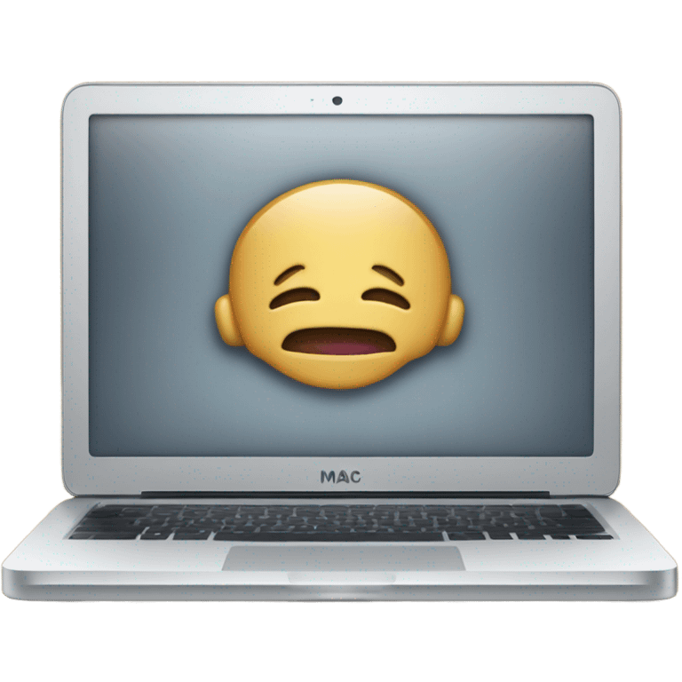 open mac book emoji