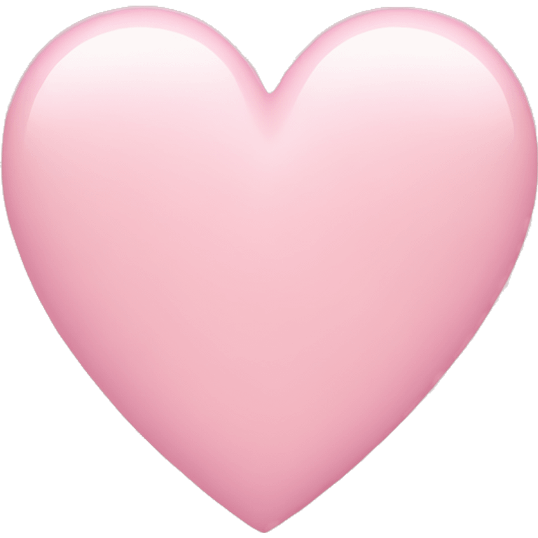 Light pink heart emoji