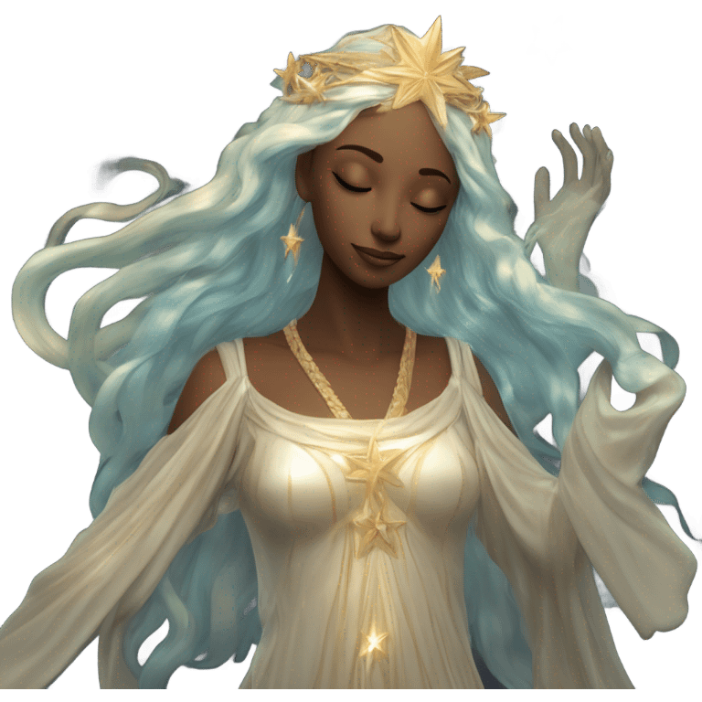 astrology virgo the maiden iridescent  emoji