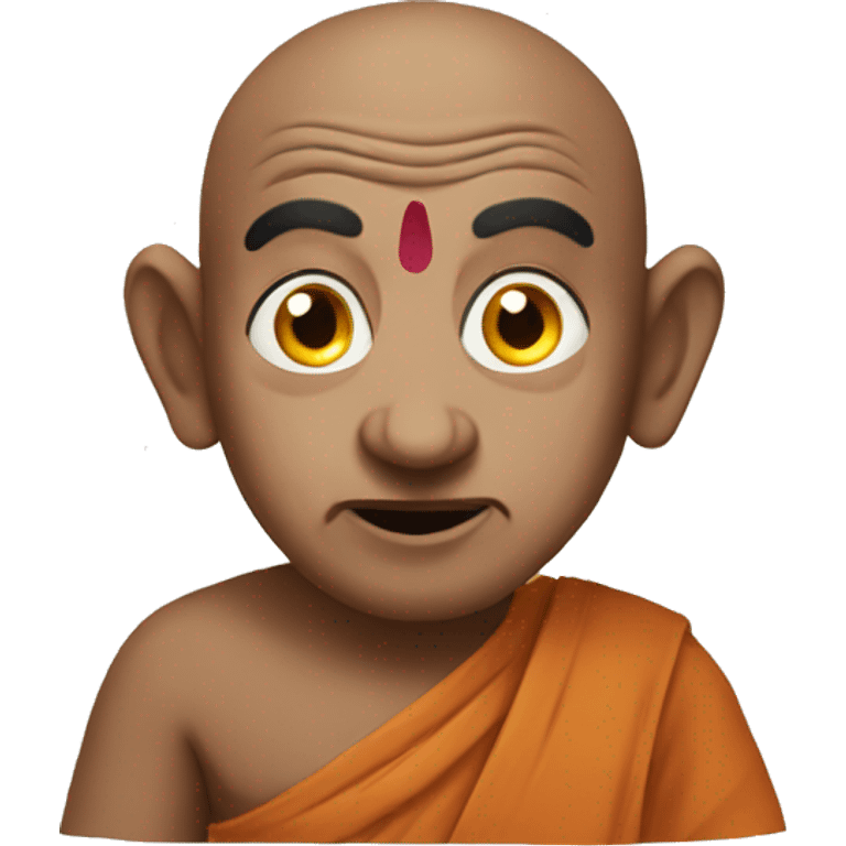 Crazy indian monk emoji