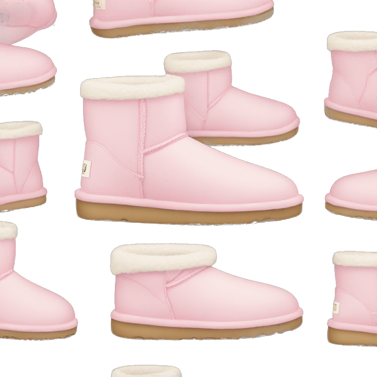 light pink uggs emoji