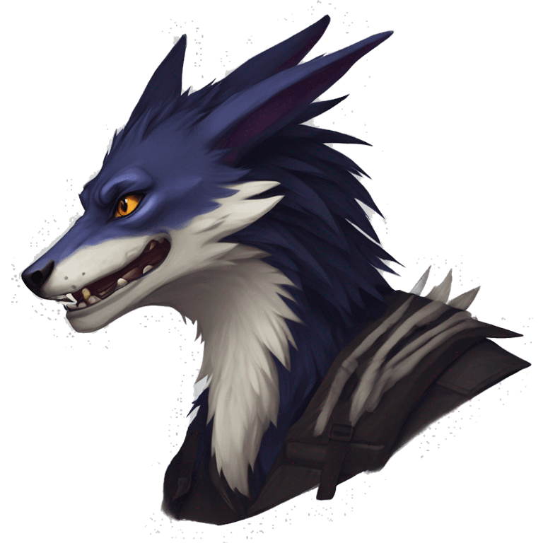 Edgy Modern Feral Vernid-Sergal species by LiLaiRa emoji