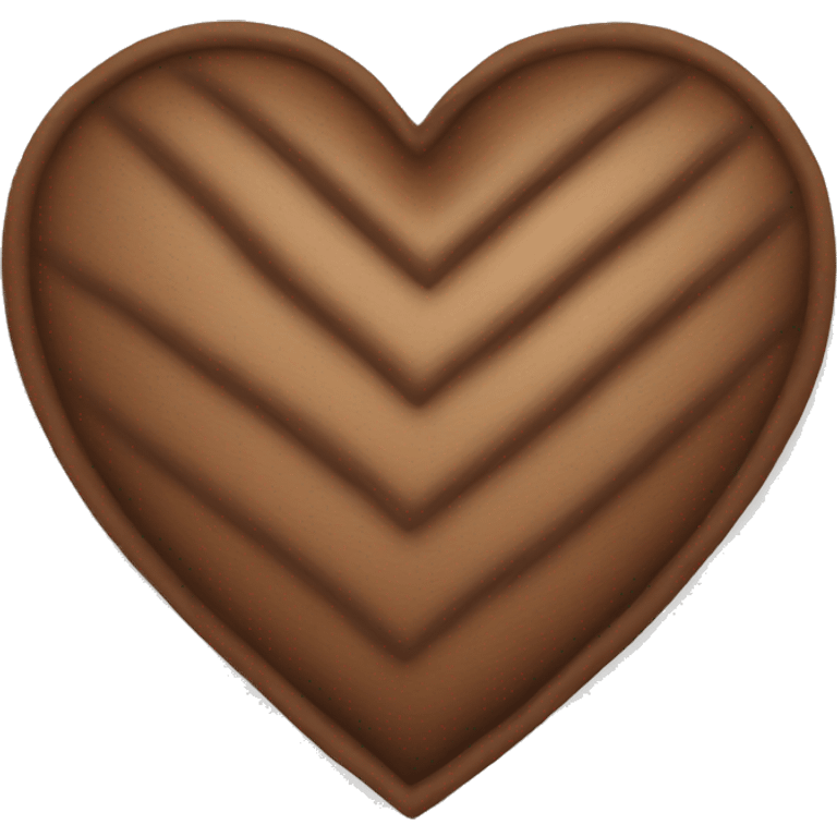 Brown heart  emoji