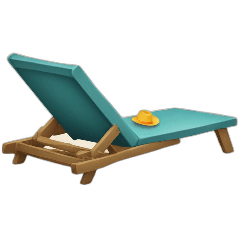 beach lounger emoji