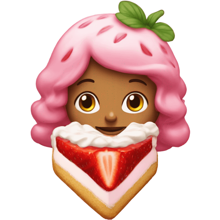 Strawberry shortcake  emoji