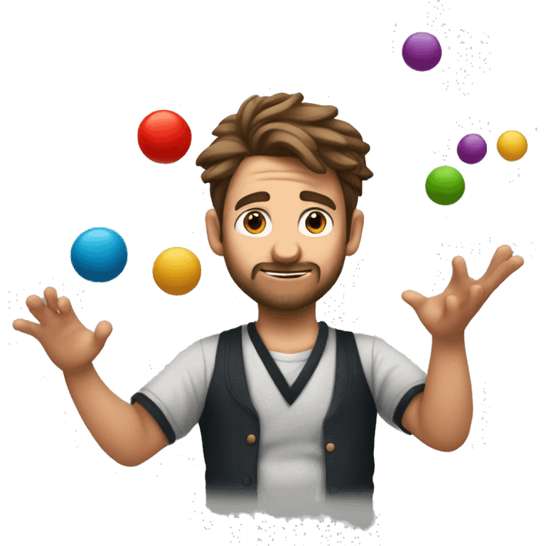 Jonas Griffith juggling emoji