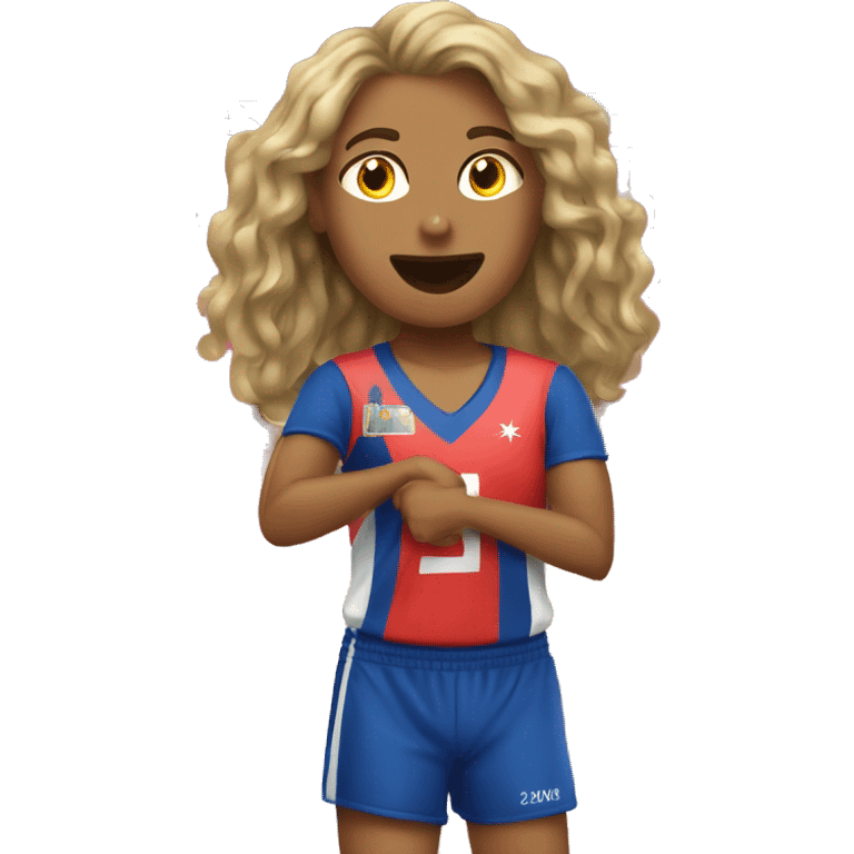 emojis paralímpicos de una persona jugando Voleibol sentado emoji