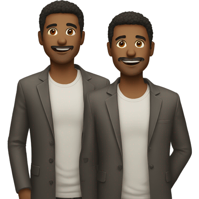 two men friends emoji