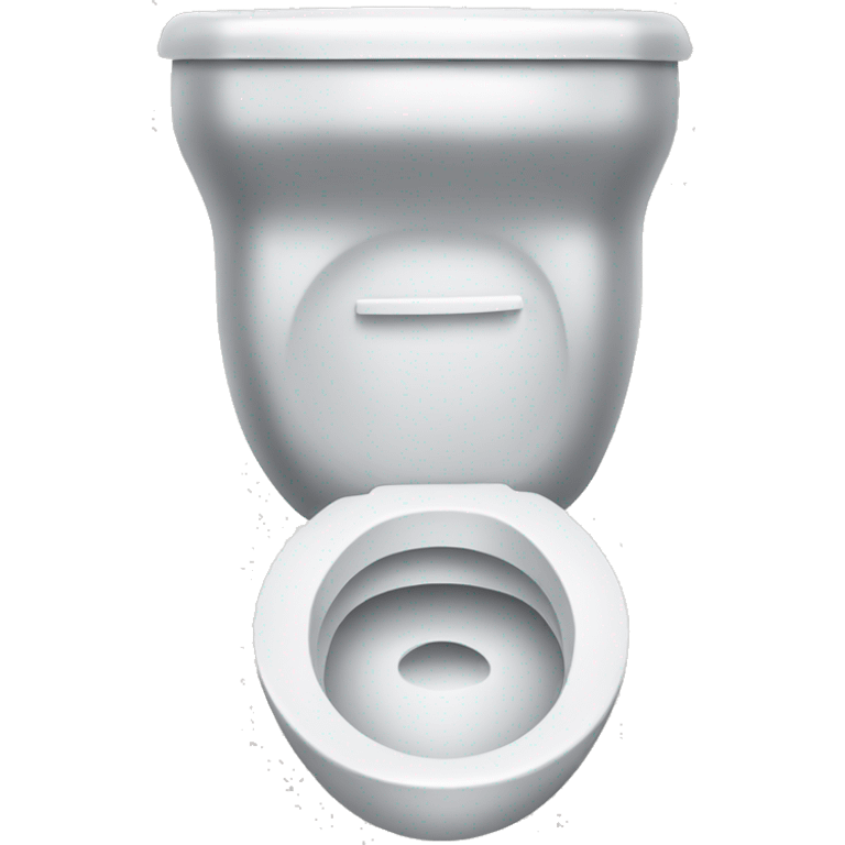 Toilet with man head poking out emoji