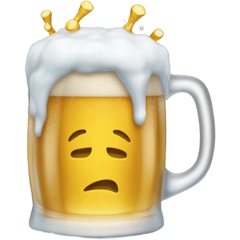 Still life beer mug  emoji