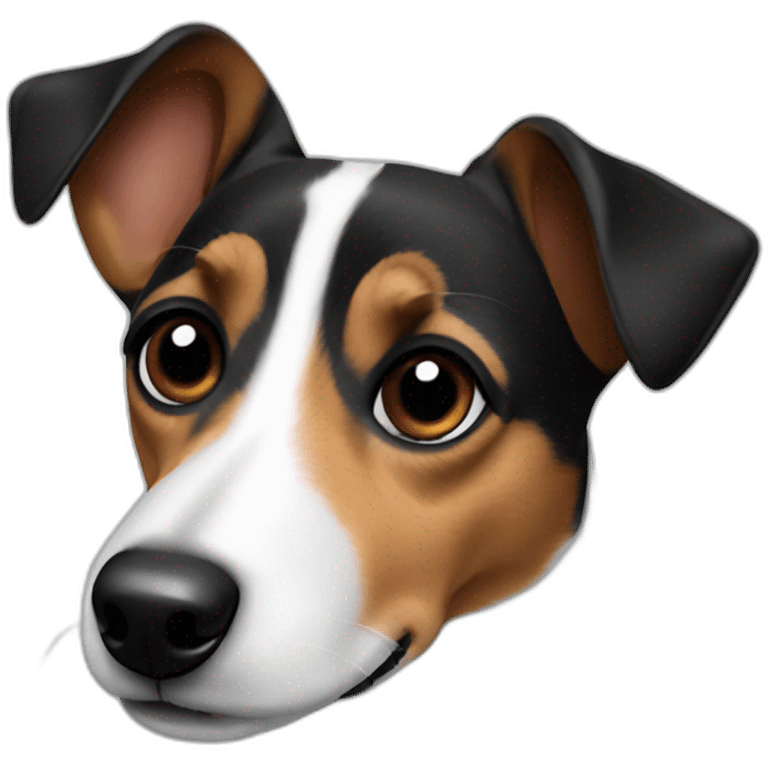 jack russel black ears emoji