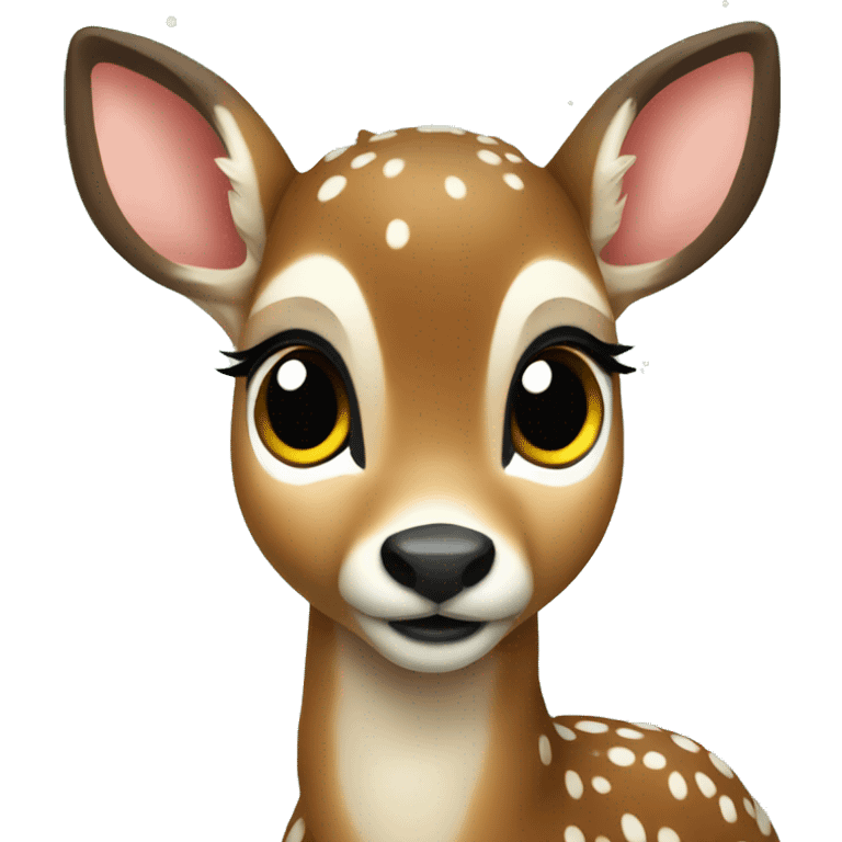 Baby deer for christmas emoji