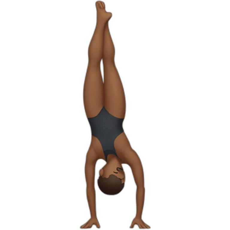 One arm handstand  emoji