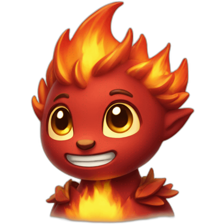 cute elemental of fire emoji