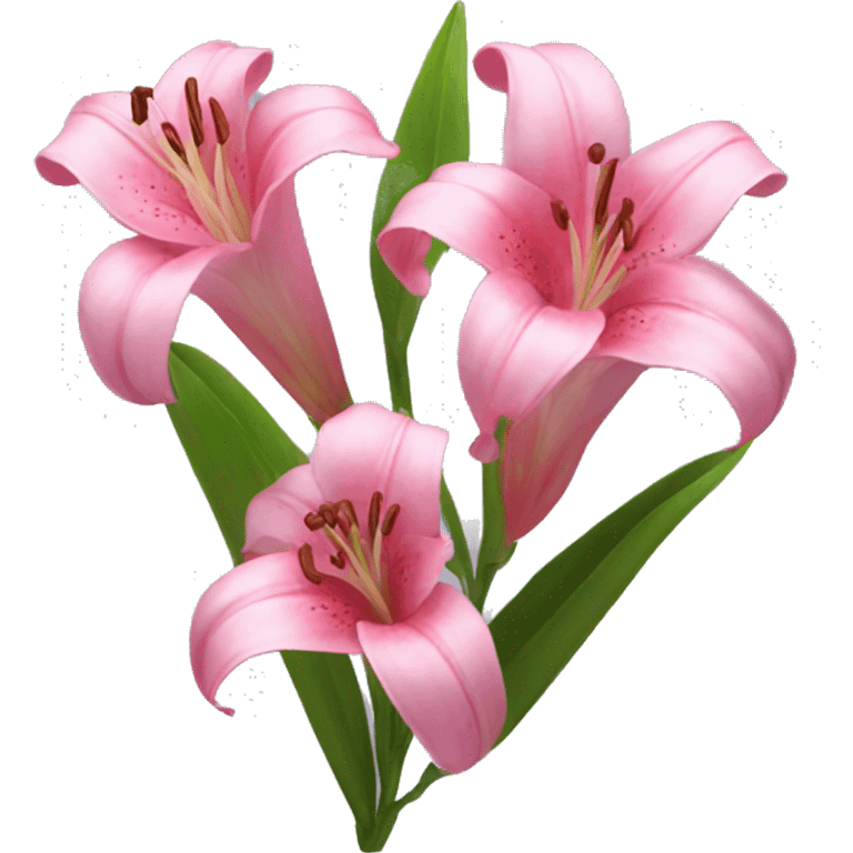 Pink Lillies emoji