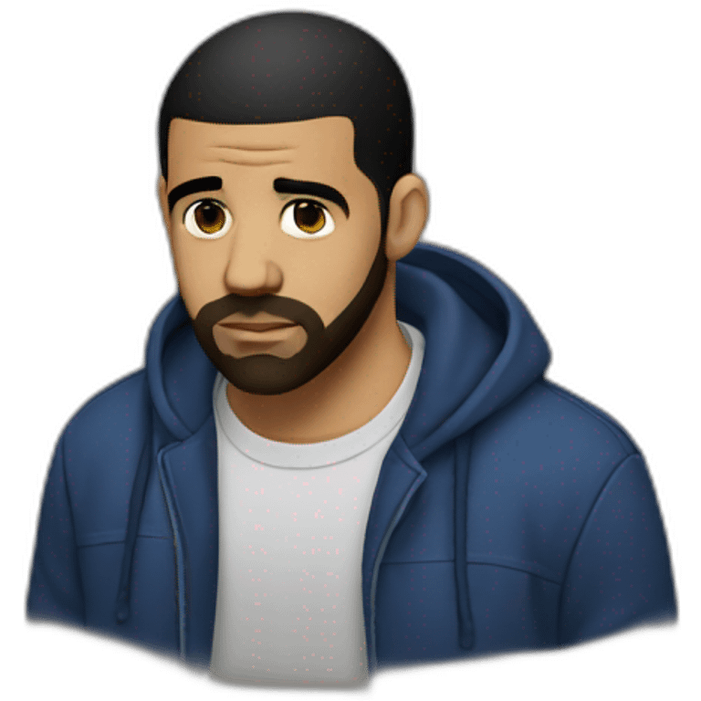 sad drake emoji