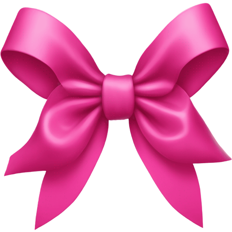 Pink bow emoji