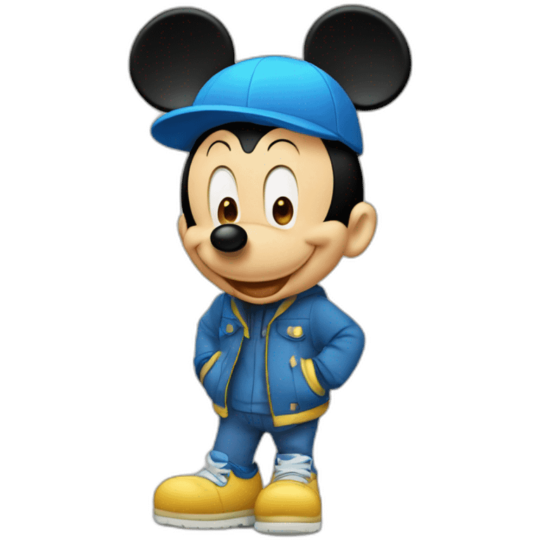 Mickey, mélanger avec Trotro emoji