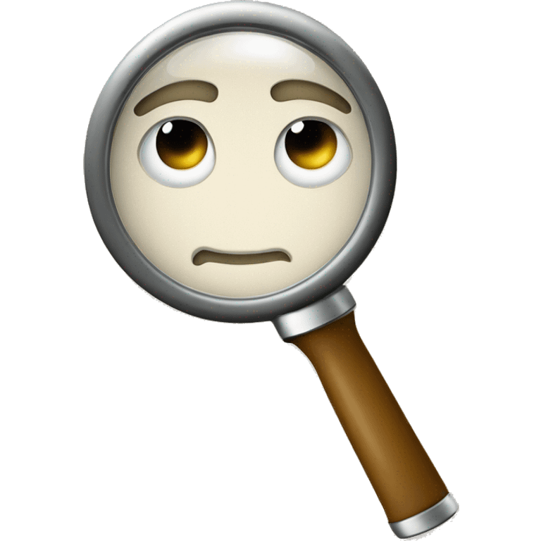 magnifying glass emoji