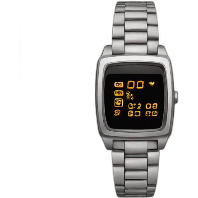 digital wristwatch emoji