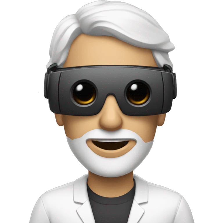 Man with VR glasses emoji