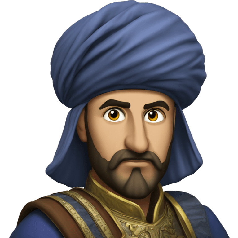  ottoman janissary photorealistic serious emoji