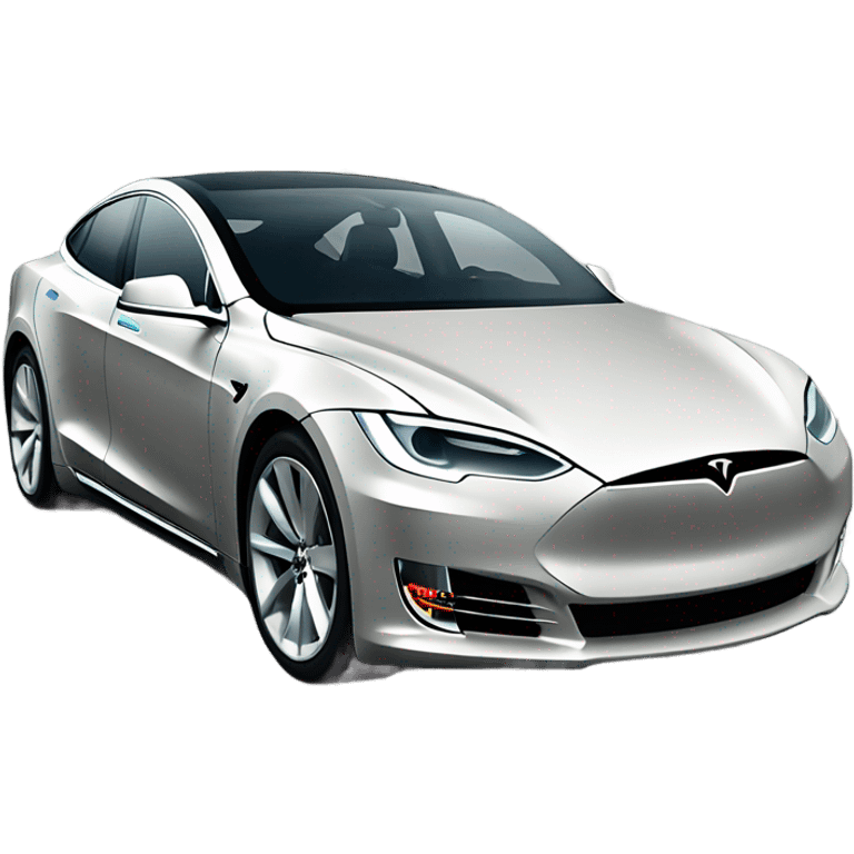 Tesla with Lexani rims emoji