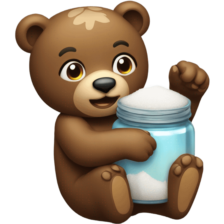 Bear with suger emoji