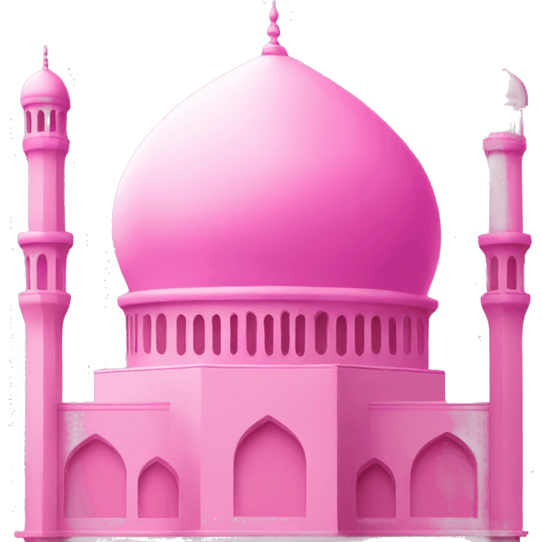 Pink mosque emoji