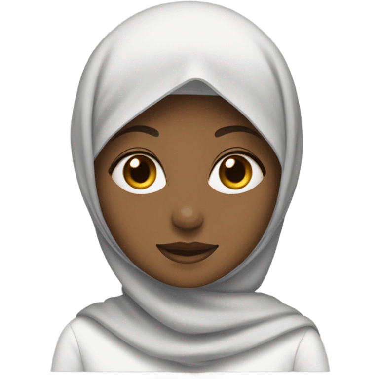 Girl with hijab emoji