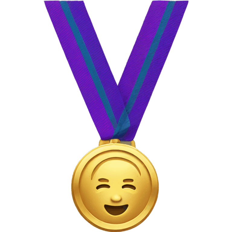 A gold medal  emoji