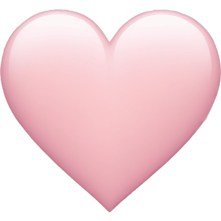 light pink heart emoji