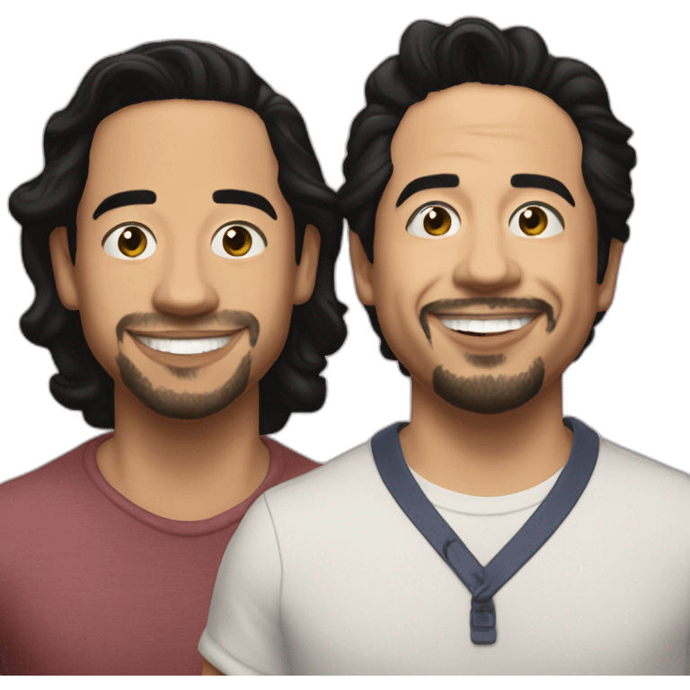 anthony ramos with lin manuel emoji